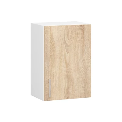Küchenoberschrank TRIVORA – Breite 40 cm, Weiß/Sonoma Eiche