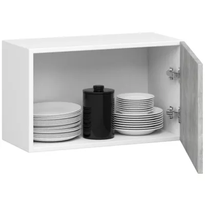 VERMINA 60 cm Dunstabzugshaube – weiß/beton