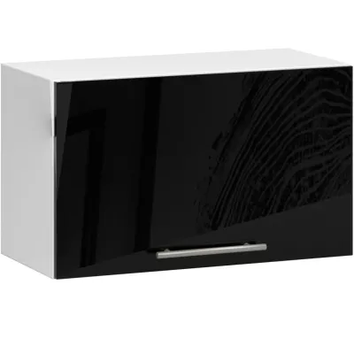 VERMINA 60 cm Dunstabzugshaube - weiß / glänzend schwarz