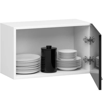 VERMINA 60 cm Dunstabzugshaube - weiß / glänzend schwarz