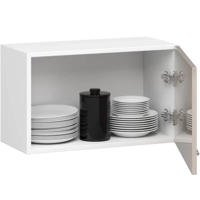 VERMINA 60 cm Dunstabzugshaube – Weiß/Cappuccino glänzend