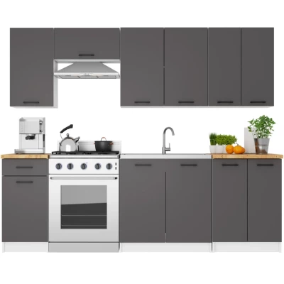 VERMINA 60 cm Dunstabzugshaube - weiß/grau