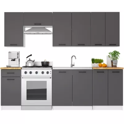 VERMINA 60 cm Dunstabzugshaube - weiß/grau