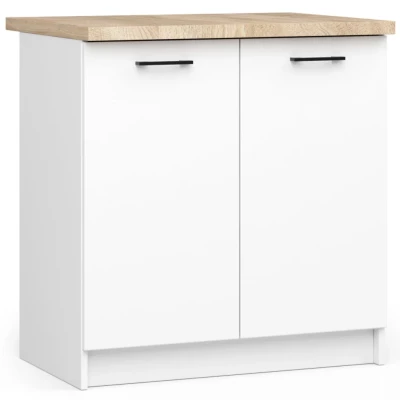 Unterschrank 80 cm VERMINA - weiß