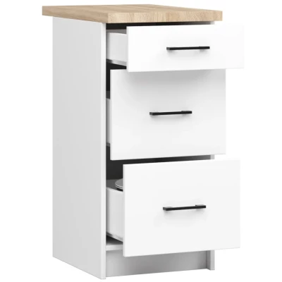 Unterschrank 40 cm VERMINA - weiß