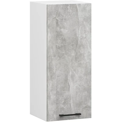 Oberschrank 30 cm VERMINA - weiß / Beton