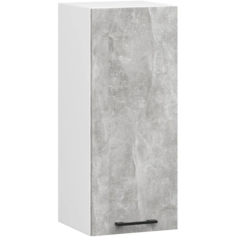 Oberschrank 30 cm VERMINA - weiß / Beton