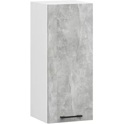 Oberschrank 30 cm VERMINA - weiß / Beton