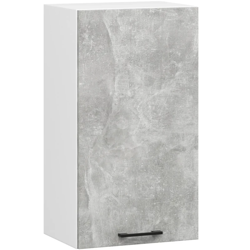 Oberschrank 40 cm VERMINA - weiß / Beton