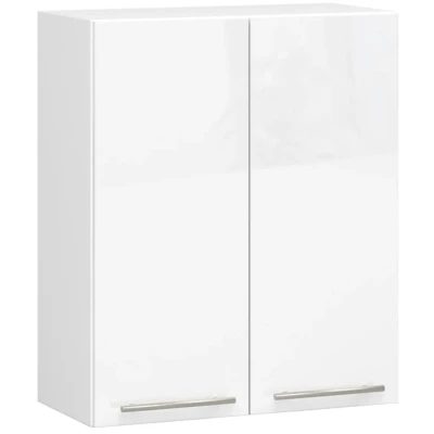 Oberschrank 60 cm VERMINA - weiß / weiß glänzend