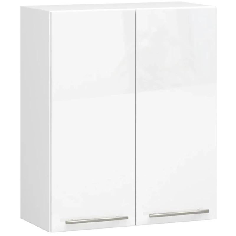 Oberschrank 60 cm VERMINA - weiß / weiß glänzend