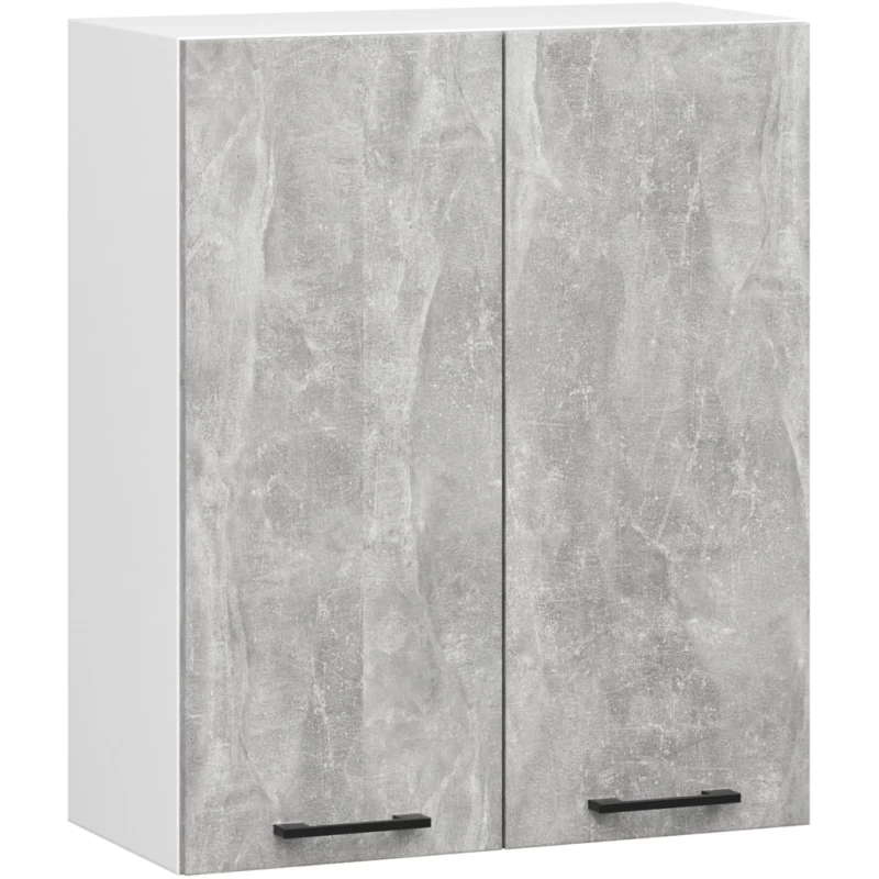 Oberschrank 60 cm VERMINA - weiß / Beton