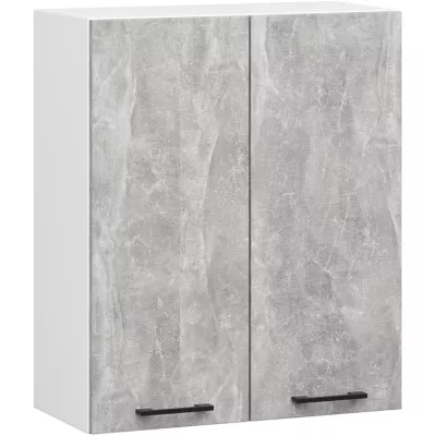 Oberschrank 60 cm VERMINA - weiß / Beton