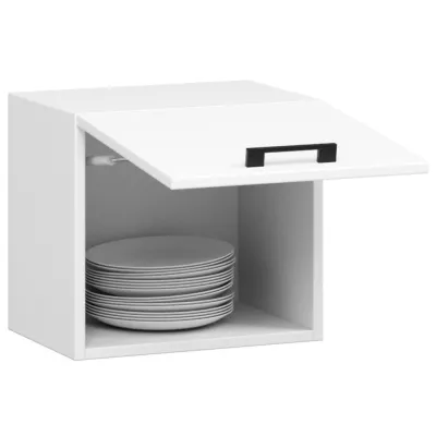 Hängeschrank mit Flügeltüren, 40 cm, Vermina - Weiß