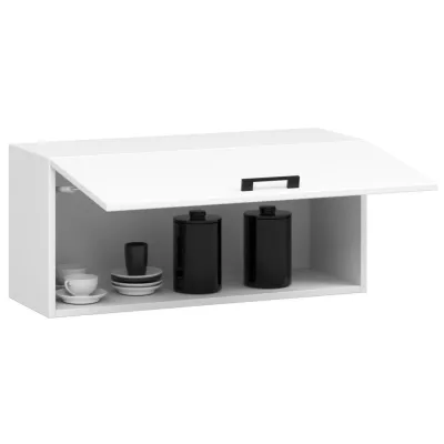Hängeschrank mit Flügeltüren, 80 cm, Vermina - Weiß