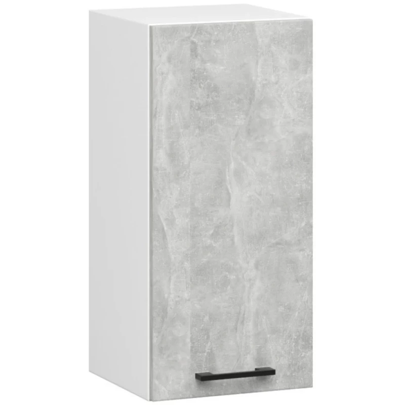 Wandhängender Küchenschrank 30 cm VERMINA - weiß / Beton