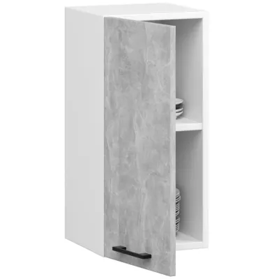 Wandhängender Küchenschrank 30 cm VERMINA - weiß / Beton