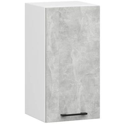 Wandhängender Küchenschrank 40 cm VERMINA - weiß / Beton