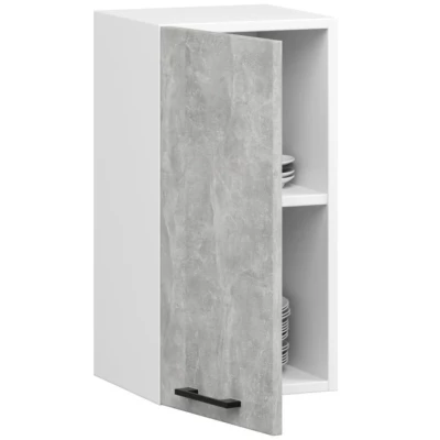 Wandhängender Küchenschrank 40 cm VERMINA - weiß / Beton