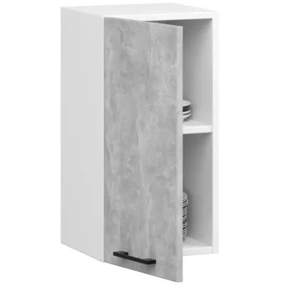 Wandhängender Küchenschrank 40 cm VERMINA - weiß / Beton