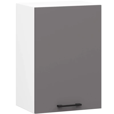 Wandhängender Küchenschrank 40 cm VERMINA - weiß/grau