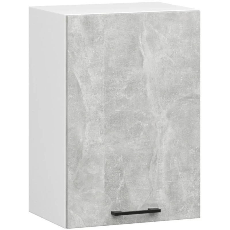 Wandhängender Küchenschrank 50 cm VERMINA - weiß / Beton