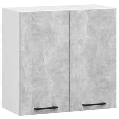 Wandhängender Küchenschrank 60 cm VERMINA - weiß / Beton