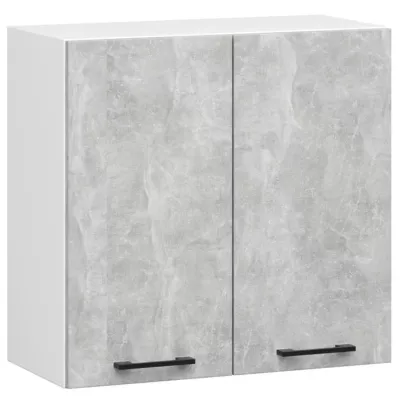 Wandhängender Küchenschrank 60 cm VERMINA - weiß / Beton