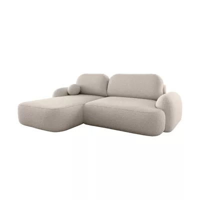 MOHYLA Schlafsofa mit Stauraum - beige, linke Ecke
