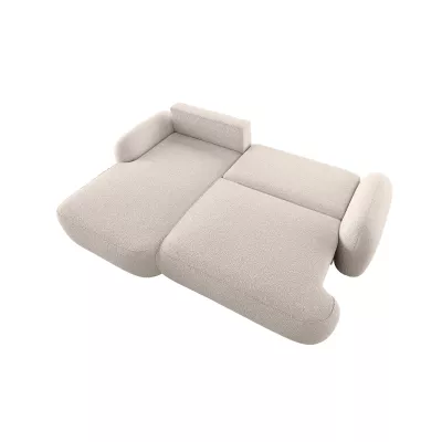 MOHYLA Schlafsofa mit Stauraum - beige, linke Ecke