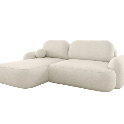 MOHYLA Schlafsofa mit Stauraum - Vanille, linke Ecke