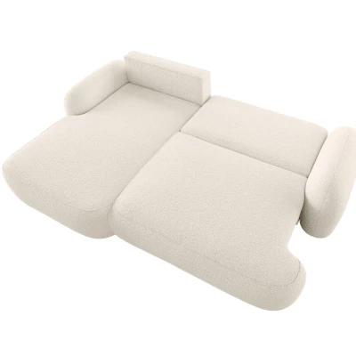 MOHYLA Schlafsofa mit Stauraum - Vanille, linke Ecke