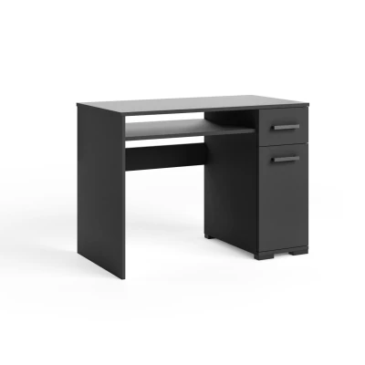 Schreibtisch 90 cm KLENRI - schwarz