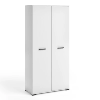 Zweitüriger Kleiderschrank 90 cm KLENRI - weiß