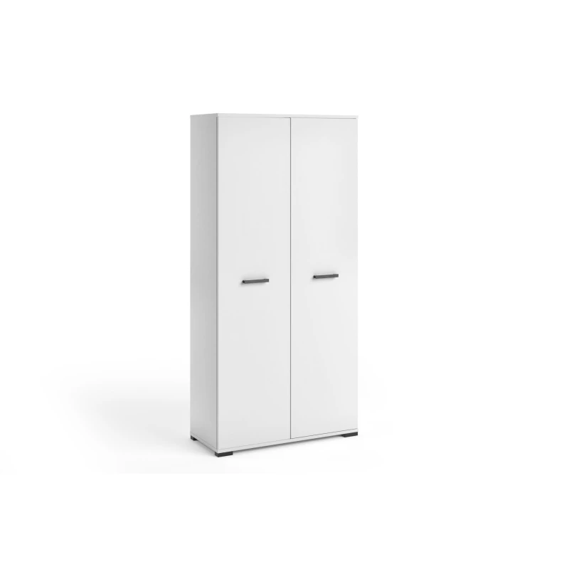 Zweitüriger Kleiderschrank 90 cm KLENRI - weiß