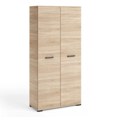 Zweitüriger Kleiderschrank 90 cm KLENRI - Sonoma-Eiche