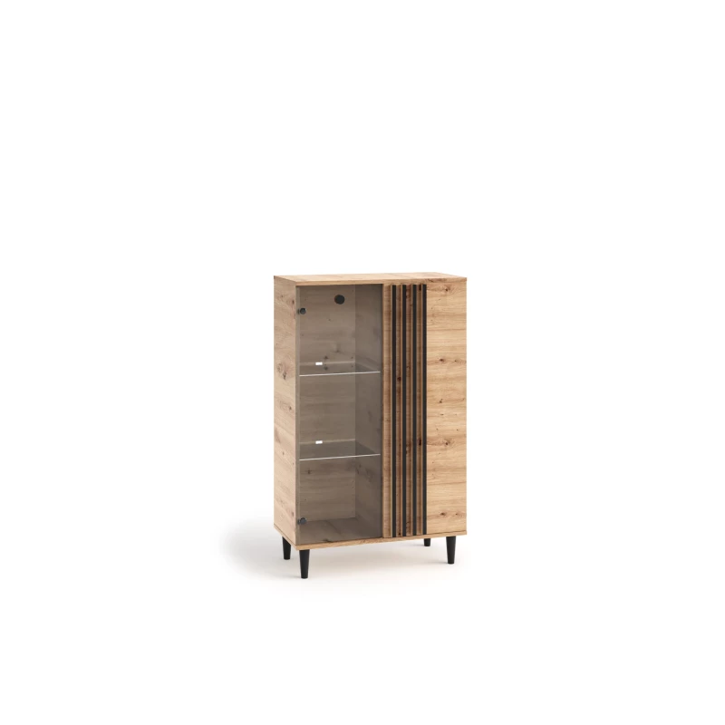 WARDOX Regalvitrine – Eichenholz