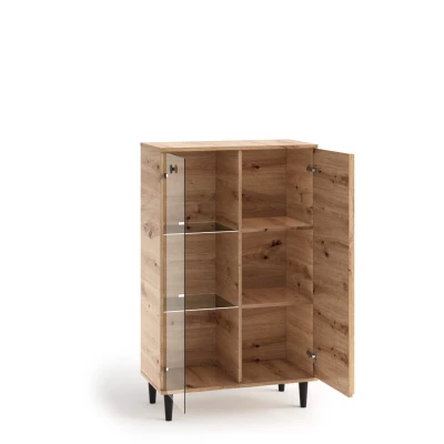 WARDOX Regalvitrine – Eichenholz