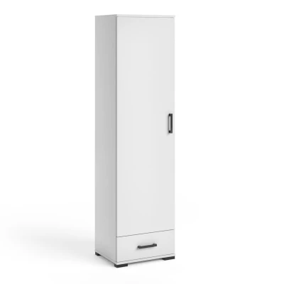Schmaler Schrank 50 cm KLENRI - weiß