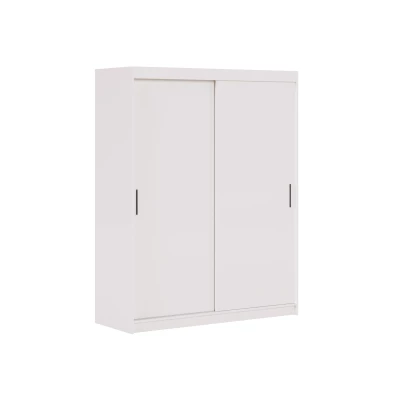 Kleiderschrank mit Schiebetüren 120 cm WARDIO - weiß