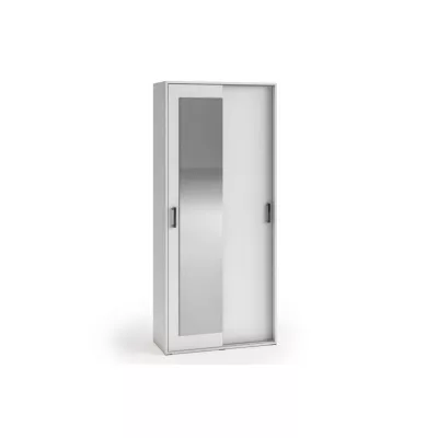 Zweitüriger Kleiderschrank 90 cm AUREVIA - weiß