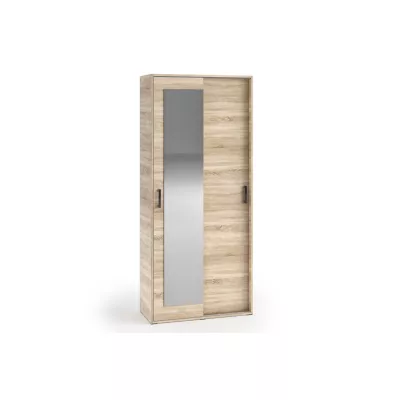 Zweitüriger Kleiderschrank 90 cm AUREVIA - Sonoma-Eiche