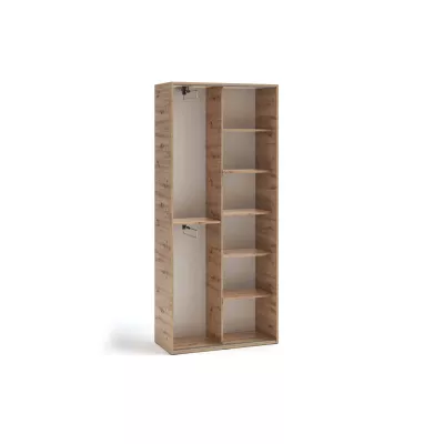 Zweitüriger Kleiderschrank 90 cm AUREVIA – Artisan-Eiche