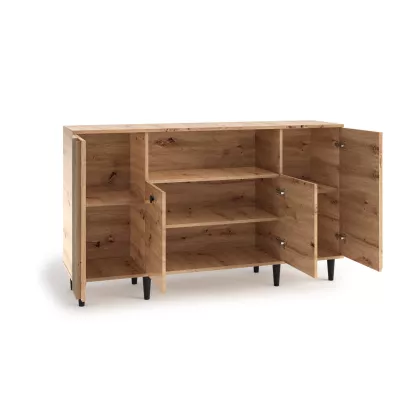 Breite Kommode mit Lattenrost, WARDOX – Eiche, handgefertigt