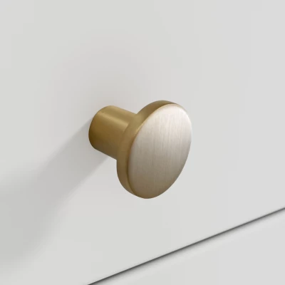 Klappbett 90x200 SILVA - weiß/gold