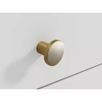 Klappbett 90x200 SILVA - weiß/gold