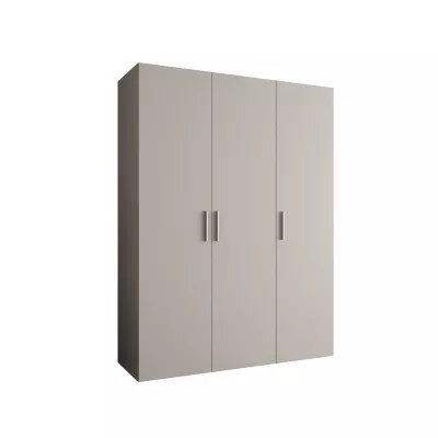 Geräumiger Kleiderschrank HELMA 1 150 cm - Kaschmir / silberne Griffe