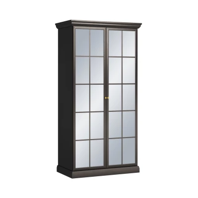 Spiegelschrank 103 cm LUCARA - schwarzbraun