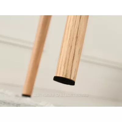 Eleganter Esszimmerstuhl ELISABETH – braun/Eiche