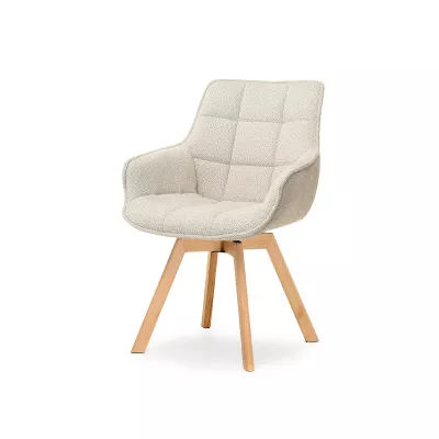 LOVISA Esszimmerstuhl – Beige/Eiche
